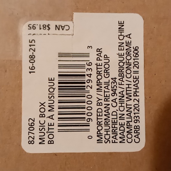 Wooderful Life Collectible Christmas Musical Box. New with tag. - Picture 8 of 8